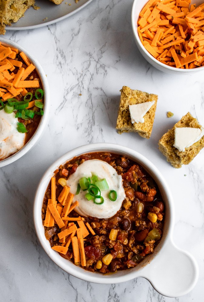 Vegan Chili Made With Tvp By Plant Power Couple
