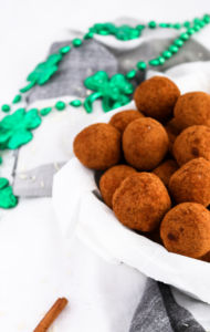 Vegan Irish Potato Candy is a Philadelphia St. Patrick's Day tradition! They're fun and easy to make and crazy-addictive! #vegan #irishpotatoes #dairyfree #candy