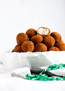 Vegan Irish Potato Candy is a Philadelphia St. Patrick's Day tradition! They're fun and easy to make and crazy-addictive! #vegan #irishpotatoes #dairyfree #candy