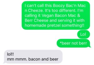 Vegan Bacon Mac and Beer Cheese