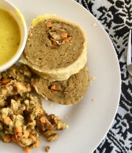 Homemade Thanksgiving Seitan Roast - a kickass vegan main dish for your holiday table // plantpowercouple.com