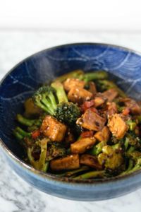 Broccoli and Tofu with Black Bean Sauce // thecuriouschickpea.com