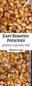 Every good cook needs a solid roasted potato recipe in their arsenal, and this is ours! It's made with only six simple ingredients and comes out perfectly crispy + flavorful every. single. time.﻿ #vegan #potatoes #veganrecipes #glutenfree #plantbased