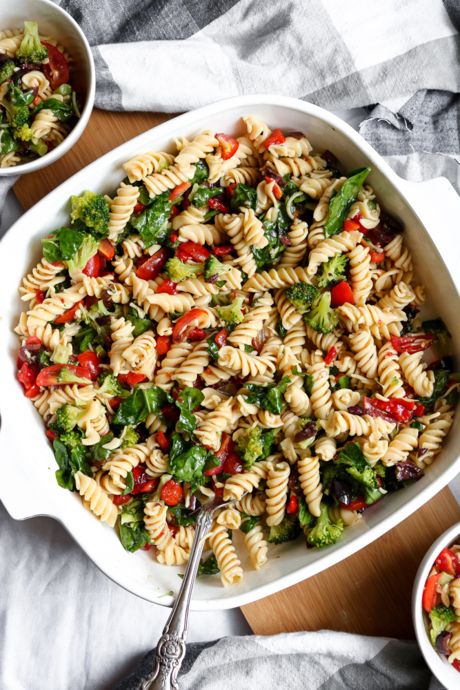 Simple Vegan Pasta Salad