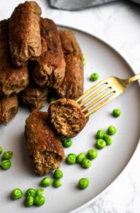 THE most meaty, mouth-watering, and memorable seitan sausages of all time! With only 10 ingredients and 1 hour, you can make perfect vegan sausages right in your own kitchen. #vegan #seitan #dinner #plantbased // plantpowercouple.com
