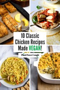 These vegan chicken recipes will blow your mind! In this post, we’ll be going over the basics of how to make your favorite chicken recipes vegan. From simple vegetarian chicken soups and stews to creamy, cozy and dairy-free casseroles, this is your guide for making plant-based chicken dishes with great flavor AND texture.