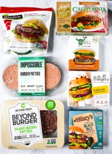 This is your guide to the best vegan burgers in the world! From homemade burger recipes to our picks for the best vegan burgers you can buy in a store or while on the road, we’ll talk about our favorite options for the two different types of plant-based burgers (meaty vegan burgers vs. veggie burgers). Our goal with this vegan burger guide is to get you ready for one seriously delicious burger season, in full plant-based style!