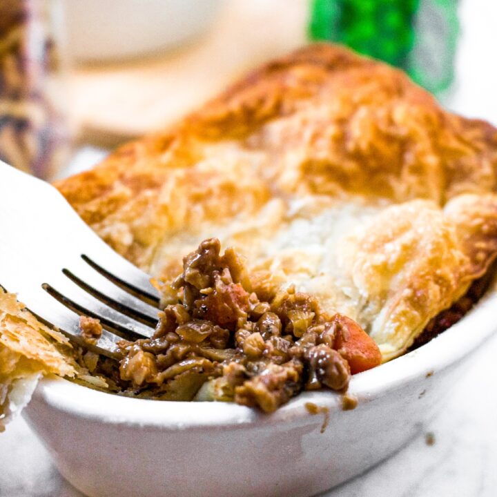 Walnut and Mushroom Stout Pie-image