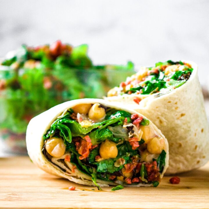 Vegan Chickpea Bacon Ranch Wrap-image