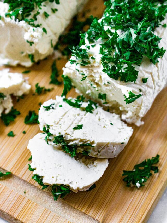 Plant Based Goat Cheese with Tofu