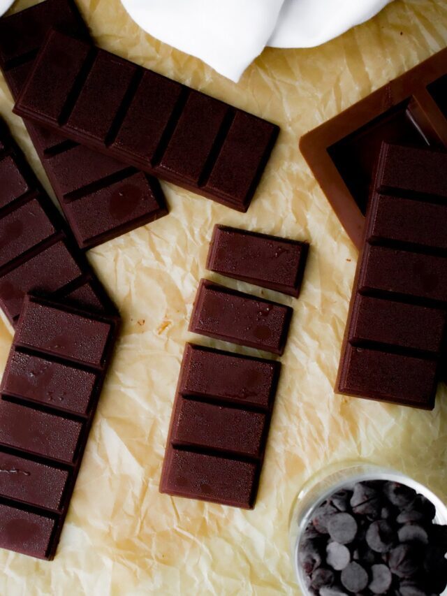 How to Make Chocolate Bars with Chocolate Chips