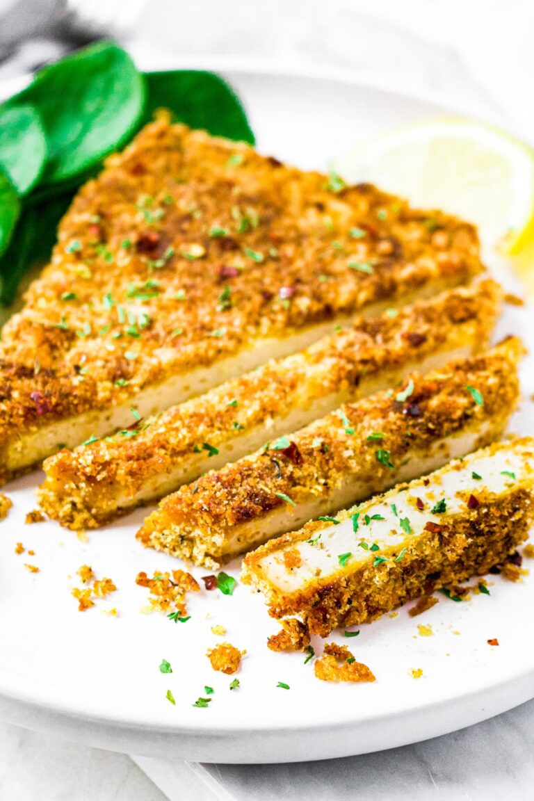 Vegan Cutlets Recipe made with meaty frozen and marinated tofu!