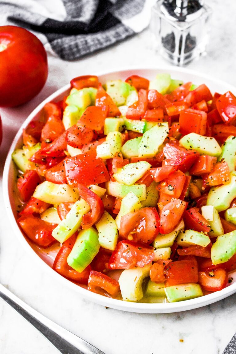 Easy Cucumber Tomato Salad