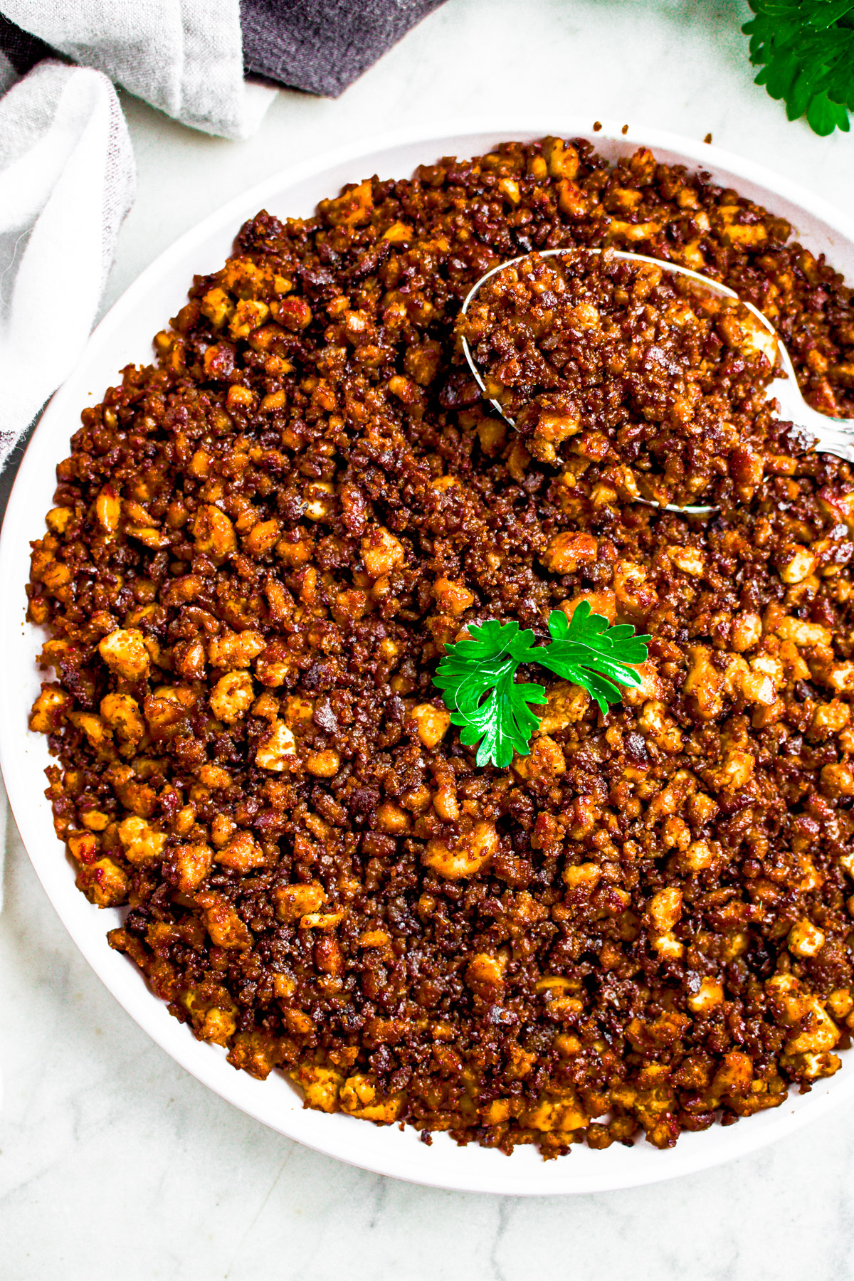 How to Turn Tofu into Ground Beef (vegan recipe)