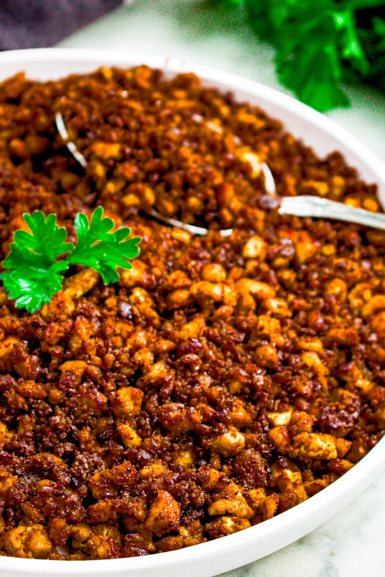 How to Turn Tofu into Ground Beef (vegan recipe)