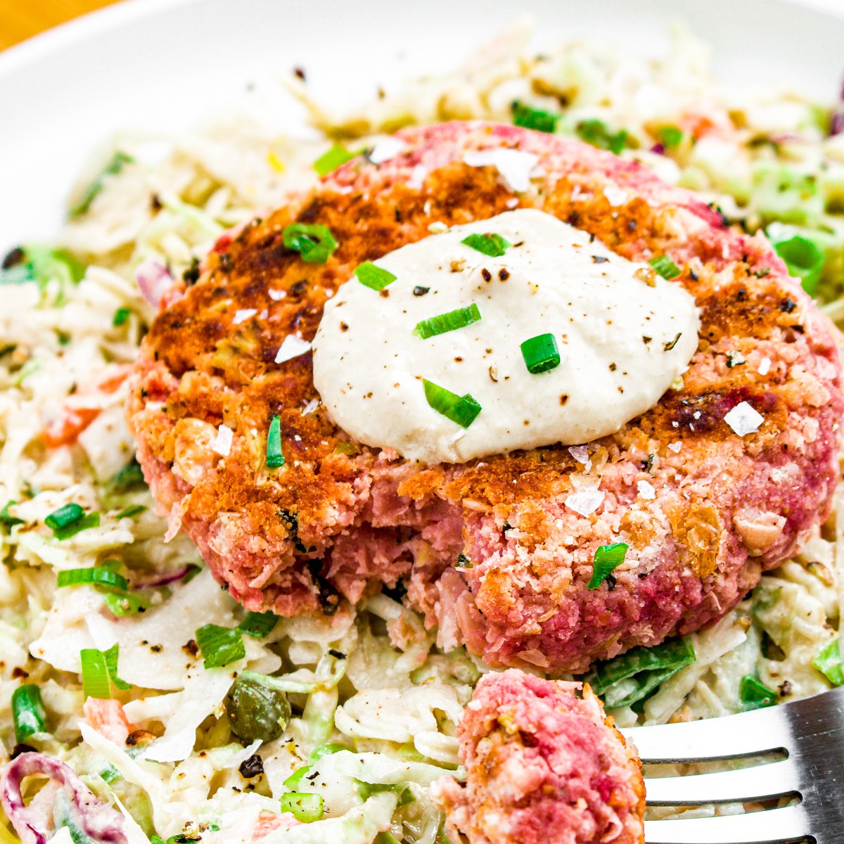 Vegan Salmon Burger Patties (Good Catch Copycat)