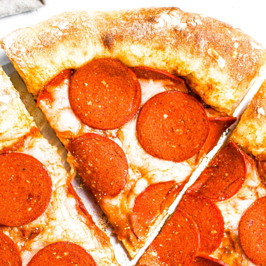 Vegan Stuffed Crust Pizza